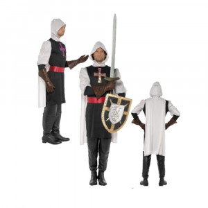Costume Carnevale Uomo Cavaliere Soldato Medioevo Crociato Smiffys 