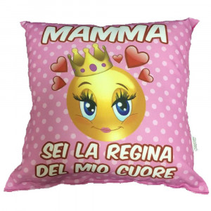 Cuscino Festa Della Mamma Sei La Regina Del Mio Cuore PS 05901 pelusciamo store