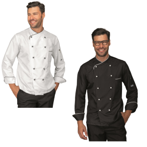 Giacca Chef California Abbigliamento Cuoco Personalizzabile Isacco | Pelusciamo.com