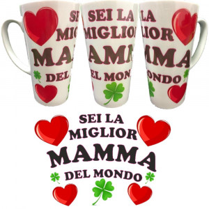 Tazza Festa Della Mamma Sei La Miglior Mamma Del Mondo 490 ml PS 11482-5 