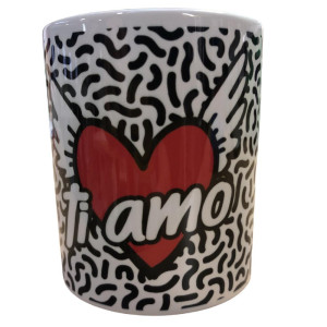 Tazza in Ceramica Ti Amo Cuore Con Ali Idea Regalo PS 09370-3034
