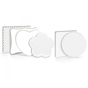 Magneti in Ceramica Personalizzabili Cuore Quadrato Tondo PS 40340 Pelusciamo Store Marchirolo