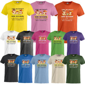Maglietta Funghi Sono Un Funghiatt Non Seguirmi T-Shirt Personalizzate PS 27431-A057