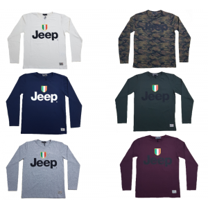 Abbigliamento ufficiale T-Shirt Maglietta manica lunga Uomo Jeep | Pelusciamo.com