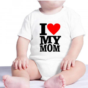 Body Neonato I Love My Mom Idea regalo Festa Della Mamma PS 28180-16