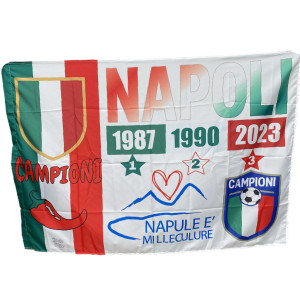 Bandiera Napoli Campione D'Italia Stadio Napoli Bandiere 90x140 PS 30872