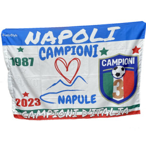Bandiera Napoli Campione D'Italia Stadio Napoli Bandiere 90x140 PS 30873