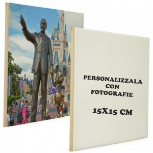 Piastrella in Ceramica Personalizzabile 15X15 cm PS 10391 Gadget Personalizzato Pelusciamo Store Marchirolo (VA) Tel 0332 997041