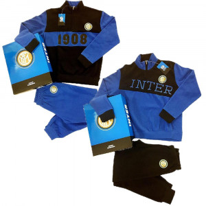 Pigiama Uomo Inter Calcio In Pile Abbigliamento Ufficiale FC Internazionale PS 08490