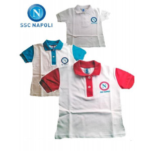 Polo neonato bambino abbigliamento Ssc Napoli calcio *16291