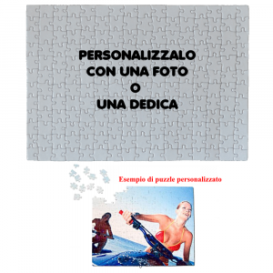 Puzzle 252 pz Personalizzabile 26x38 cm A3  | Pelusciamo.com