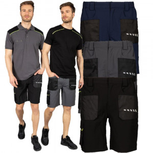 Pantalone Corto Da Lavoro Shorts Impermeabile Tonale Personalizzabile PS 40580 Pelusciamo store 