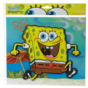 Adesivo 3D Spongebob Squarepants 26x26 cm.arredo casa  *04851 pelusciamo