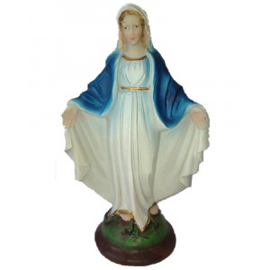 Statua in poliresina Maria Immacolata 18 cm. dipinta a mano *02919