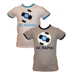 T-shirt prima infanzia neonato bimbi Pallone Napoli calcio