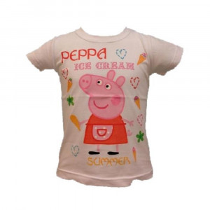 T-Shirt Bambina Peppa Pig, Maglietta a Maniche corte Bimba Bianca | pelusciamo.com