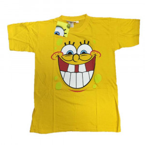 T-shirt Ragazzo Spongebob Squarepants Smile Maglietta Bambino | pelusciamo.com