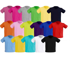 T-shirt Neonato Cotone Manica Corta Personalizzabile JHK | Pelusciamo.com