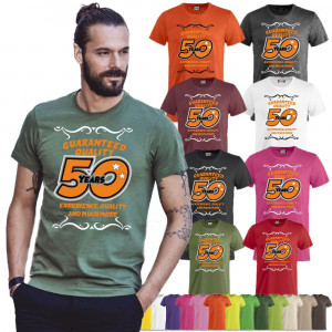 T-shirt 50 Anni Maglietta Maglietta Compleanno Personalizzabile Con I Tuoi Anni PS 27431-A036