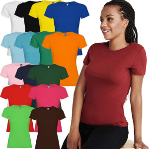 T-shirt Donna Jamaica Maglietta Manica Corta Personalizzabile PS 40834 Pelusciamo Store Marchirolo (VA) TEL 377 4805500