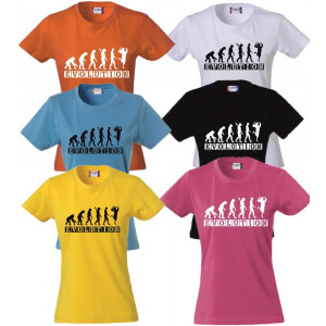 T-Shirt Donna Evolution Laureata Festa di Laurea PS 28870-002 Pelusciamo Store Marchirolo (VA) Tel 0332 997041