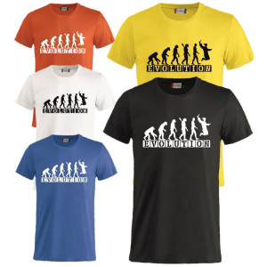 T-Shirt Evolution Laureato Festa di Laurea PS 27431-laureato Pelusciamo Store Marchirolo (VA) Tel 0332 997041