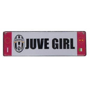 Targa Juve Girl Con Ventose Gadget Tifosi Juventus | Pelusciamo.com