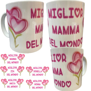 Tazza In Ceramica Miglior Mamma Amica Zia Nonna Tazze Regalo PS 09370-3042