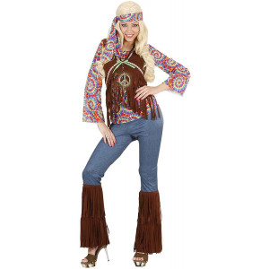 Costume Carnevale Donna Hippie,  Anni 60  | Pelusciamo store