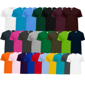 T-shirt Uomo Cotone Manica Corta Personalizzabile JHK | Pelusciamo.com