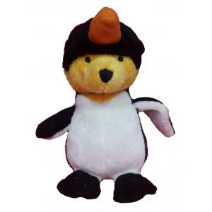 Peluche Winnie the Pooh travestito da pinguino 18 cm