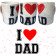 Tazza I Love Dad Tazze In Ceramica Festa Del Papa' PS 09370-13