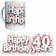 Tazza In Ceramica Happy Birthday 40 Years Tazze Regalo PS 09370-22 Pelusciamo Store Marchirolo