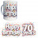Tazza In Ceramica Happy Birthday 70 Years Tazze Regalo PS 09370-25 Pelusciamo Store Marchirolo