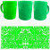 Tazza In Ceramica Verde Fluo Teschio Horror Tazze Regalo PS 09372-1 Pelusciamo Store Marchirolo