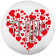 Cuscino Ti Amo Emoji Tondo 35 cm Gadget San Valentino Innamorati  PS 13088-1 Pelusciamo Store Marchirolo