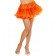 Accessori costume carnevale Sottogonna Tutu colorati arancione fluorescente *19701 pelusciamo store