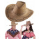Cappello Cowboy Marrone Accessori Costume Carnevale Uomo PS 19757 Pelusciamo Store Marchirolo