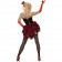 Costume Carnevale Donna Burlesque Piume - Miniabito 