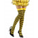 Calze Parigine a Righe Ape Giallonere Per Costume Carnevale PS 10110 Pelusciamo Store Marchirolo