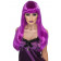 Parrucca  Donna Carnevale Lunga PorporaAccessorio Costume Halloween Parrucca Donna Lunga Porpora Smiffys 