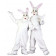 Costume Carnevale adulto mascotte in peluche travestimento coniglio *19966 pelusciamo store