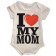 Body Neonato I Love My Mom Stampa a Sublimazione PS 28954-001 Pelusciamo Store Marchirolo (VA) Tel 0332 997041