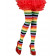 Collant Arcobaleno A Righe Per Costume Carnevale PS 10115 Pelusciamo Store Marchirolo