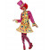Costume Carnevale Donna Clown Vestito da Pagliaccio PS 12217