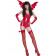 Costume Carnevale Completo travestimento Sexy Diavoletta con ali *10472 pelusciamo.com