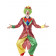 Costume Carnevale Adulto Clown Lusso Pagliaccio Circo