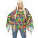 Poncho HIPPIE PSICHEDELICA Accessori Costume Carnevale  PS 02761 pelusciamo store