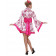 Costume Carnevale Donna Geisha Rosa PS 22766 Abito Kimono Giapponese Pelusciamo Store Marchirolo