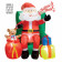 Babbo Natale Seduto su Poltrona con Regali 122 cm PS 10103 interno, esterno Pelusciamo Store Marchirolo